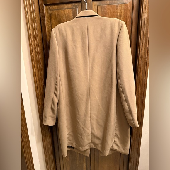 3.1 Phillip Lim Classic Camel Long Oversized Blazer coat 6 - Picture 8 of 11
